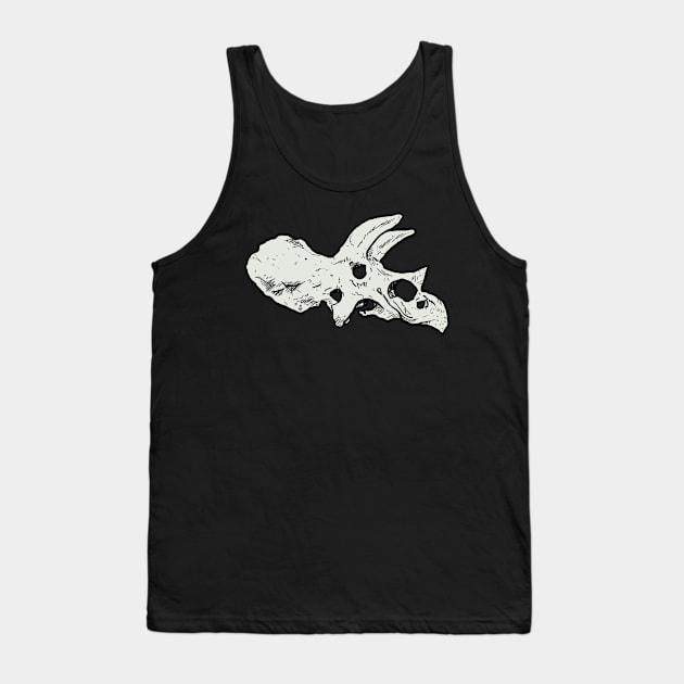 Triceratops Tank Top by PickledGenius